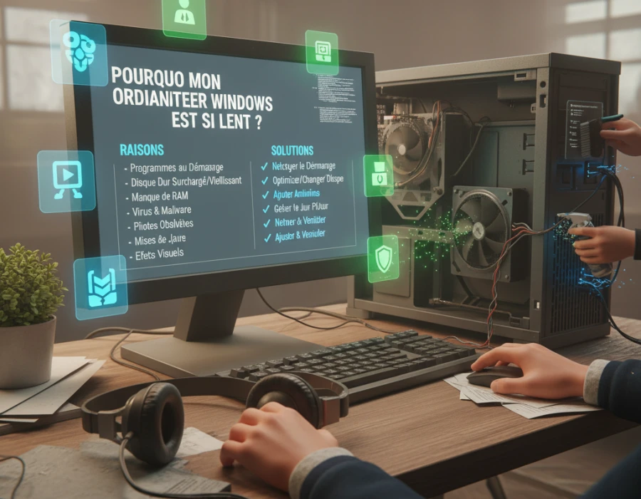 Pourquoi mon ordinateur Windows est-il si lent ? Les vraies raisons et solutions