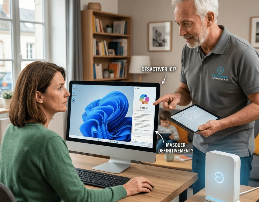 Microsoft Copilot : Comment le désactiver ou le supprimer de votre PC à Bourges ? 🖥️