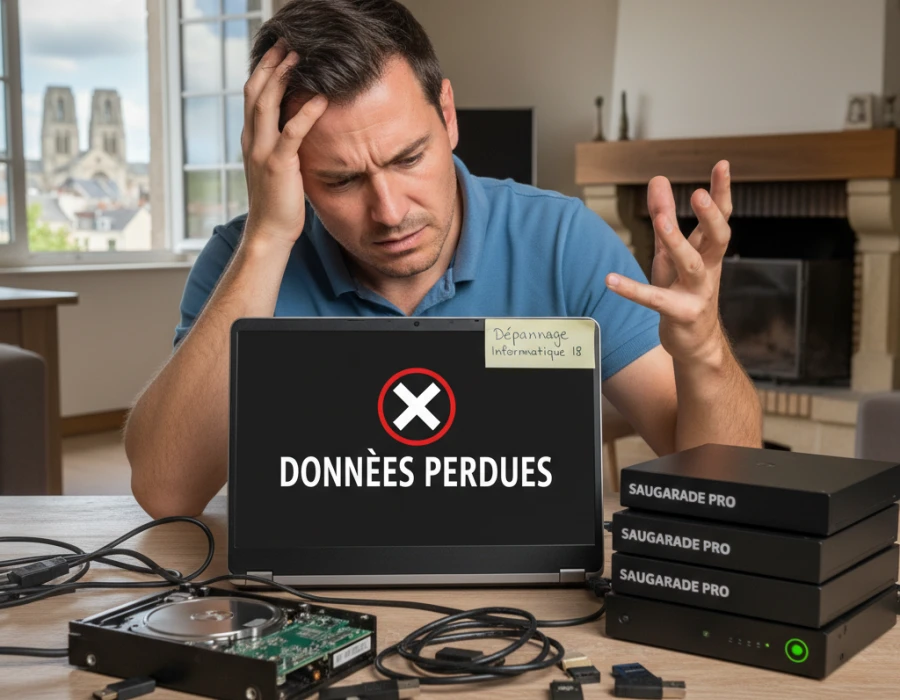 💾 J'ai perdu mes données ! Récupération et Sauvegarde fiables à Bourges (18)