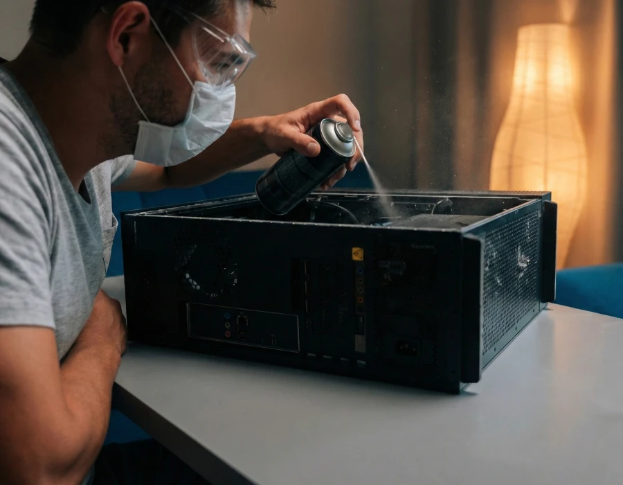 Votre PC chauffe ou souffle fort à Bourges ? Les dangers de la poussière et comment agir (18)